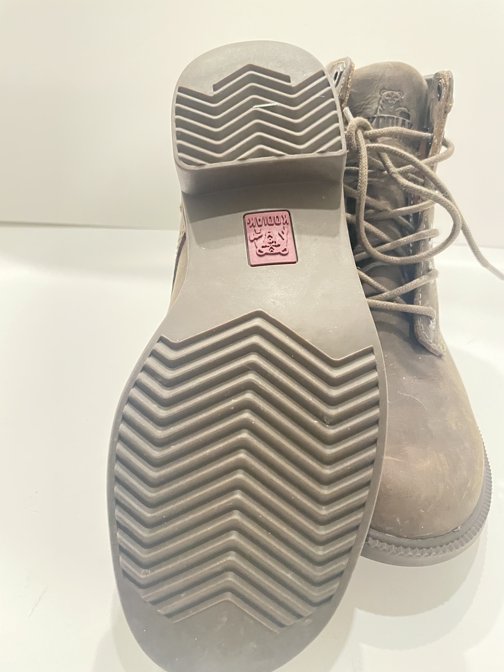 Kodiak Brown Lace-Up Nubuck Ankle Boots - Picture 6 of 7
